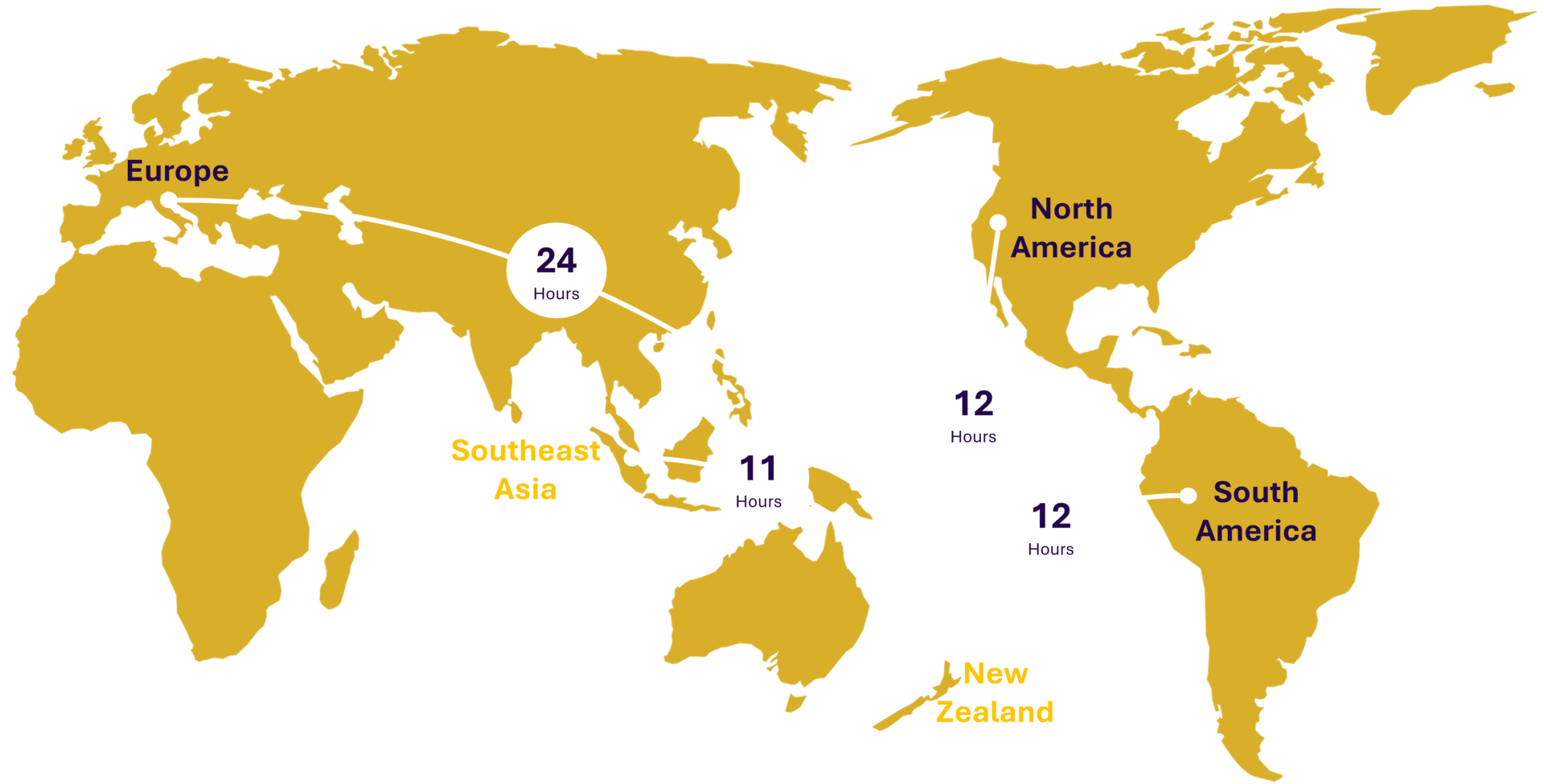 Map of Global presence